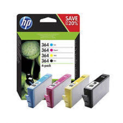 CARTUCCIA HP 364 XL MULTIPACK 4 COLORI N9J74AE NERO C M Y ORIGINALE